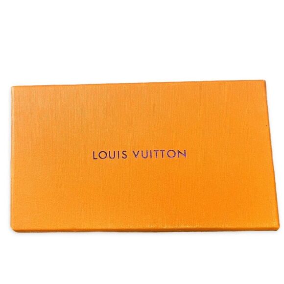 Louis Vuitton Vibrant Orange Gift/Jewelry/Scarf Box-Discoloration/Stains - Picture 2 of 5